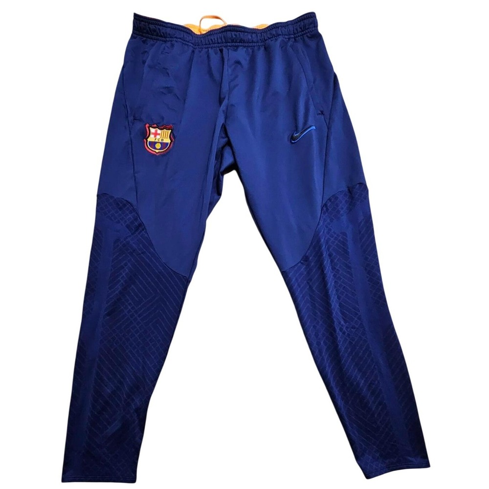 Nike FC Barcelona Dri-FIT Strike Soccer Training Pants Blue DH7684-492 Mens XL